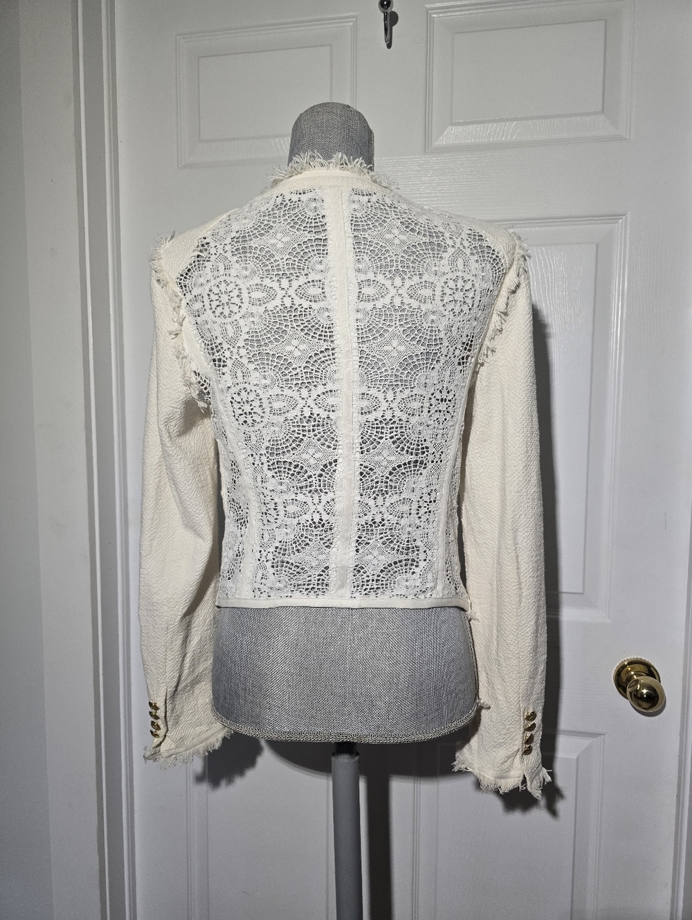 VERONICA BEARD Betsy Lace Back Jacket - Picture 6 of 9